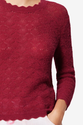 Leonette Alpaca Lace Sweater