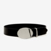 Leonie Wide Belt with Oval Buckle