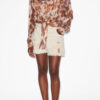 Lesia Short Embroidered Denim Shorts