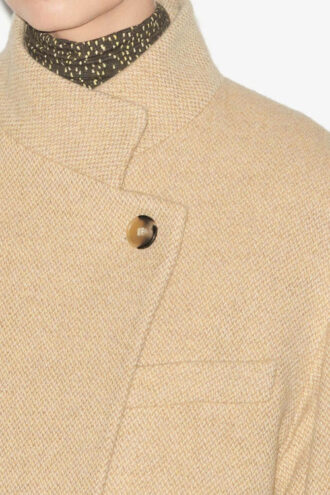 Lewina Long Wool Blend Coat