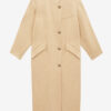 Lewina Long Wool Blend Coat