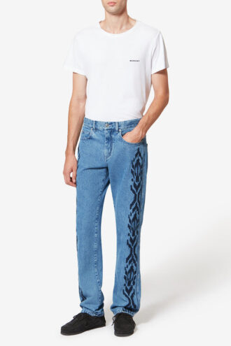 Lewys 5-Pocket Embroidered Denim Jeans