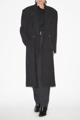 Lexana Long Wool Blend Coat