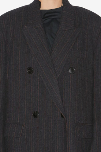 Lexana Long Wool Blend Coat