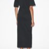 Lexia Plain-Colored Cotton Midi T-Shirt Dress