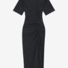 Lexia Plain-Colored Cotton Midi T-Shirt Dress