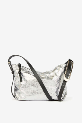 Leyden Mini Bag in Metallic Lambskin Leather