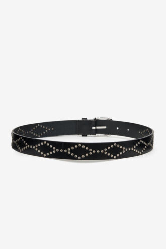Liliana Studded Leather Belt