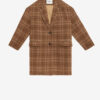 Limiza Checkered Wool Coat