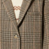 Limizia Prince-Of-Wales Check Virgin Wool Coat