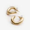 Links Hoop Earrings