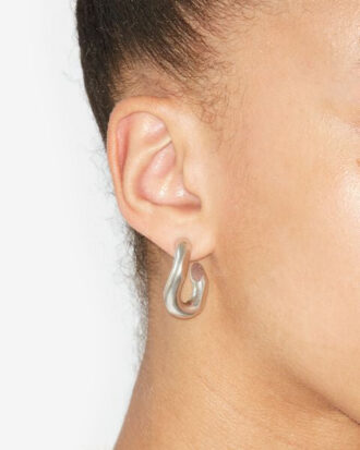 Links “Link” Style Hoop Earrings