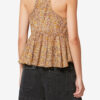 Lirhetta Strappy Printed Organic Cotton Voile Top