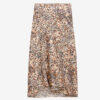 Lisanne Midi Skirt in Printed Silk