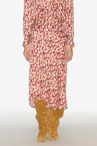 Lisanne Patterned Jacquard Midi Skirt