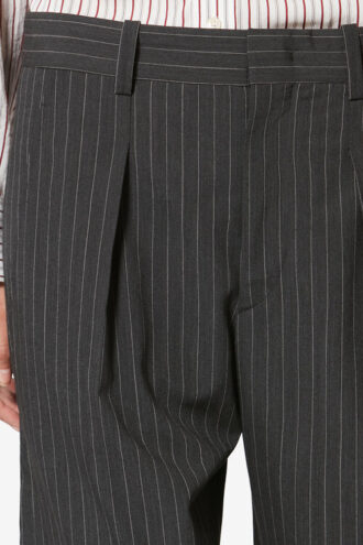 Lisetta Virgin Wool Tennis Stripe Suit Pants