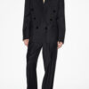 Liska Pleated Glen Plaid Wool Pants