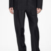 Liska Pleated Glen Plaid Wool Pants