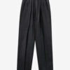 Liska Pleated Glen Plaid Wool Pants