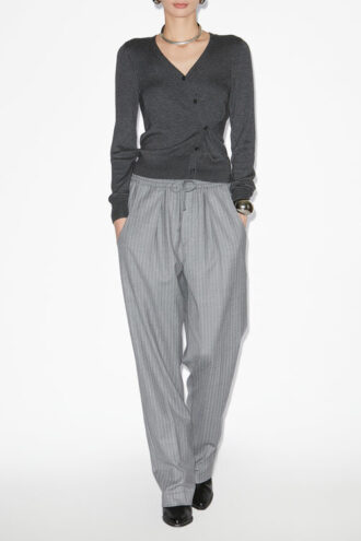 Liska Striped Virgin Wool Pants