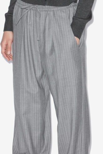 Liska Striped Virgin Wool Pants