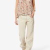 Loeva Asymmetrical Printed Muslin Top