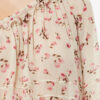 Loeva Asymmetrical Printed Muslin Top
