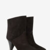 Loline High-Heeled Suede Calfskin Leather Boots