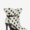 Lolya Polka Dot Leather Ankle Boots