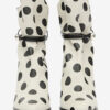 Lolya Polka Dot Leather Ankle Boots