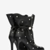 Lolya Studded Leather Boots