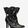 Lolya Studded Leather Boots