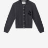 Lona Two-Toned Cotton and Wool Cardigan
