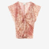 Lonea Flowing Burnout Velvet Top