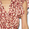Lonea Flowing Patterned Jacquard Top