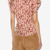 Lonea Flowing Patterned Jacquard Top