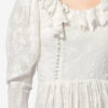 Long Floral Cotton and Silk Dress
