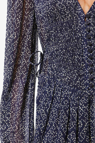 Loriena Short Printed Muslin Dress