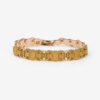Lota Belt Interlaced with Rings and Suede Leather