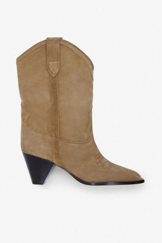 Luliette Suede Leather Ankle Boots
