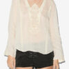 Luna Embroidered Ramie Blouse