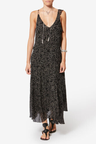 luxie long printed muslin dress with thin straps 1 1 330x495 - Luxie Long Printed Muslin Dress with Thin Straps