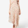 Luxie Long Printed Muslin Dress with Thin Straps