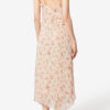 Luxie Long Printed Muslin Dress with Thin Straps