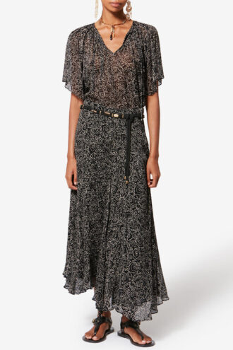 Lycia Printed Muslin Skirt