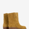 Lylie Camargue Boots in Suede Calfskin Leather