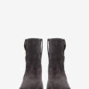 Lylie Camargue Boots in Suede Calfskin Leather