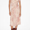 Lyndsay Burnout Velvet Midi Dress