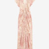 Lyndsay Burnout Velvet Midi Dress