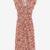 Lyndsay Patterned Jacquard Midi Dress